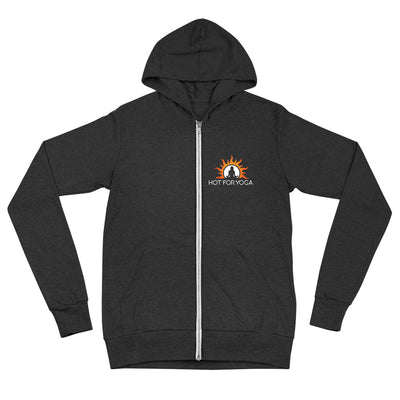 Hot For Yoga-Unisex zip hoodie