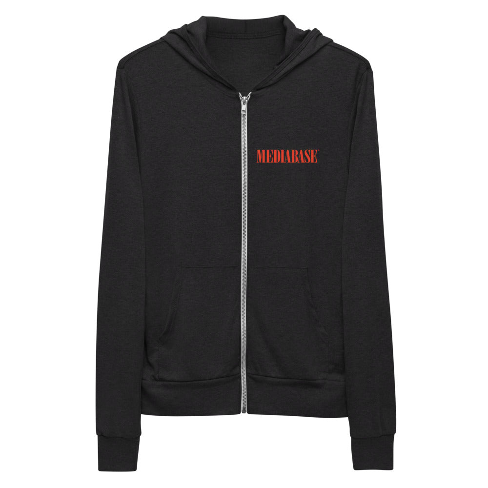 Mediabase-Unisex zip hoodie
