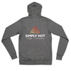Simply Hot Yoga Unisex zip hoodie