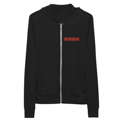 Mediabase-Unisex zip hoodie