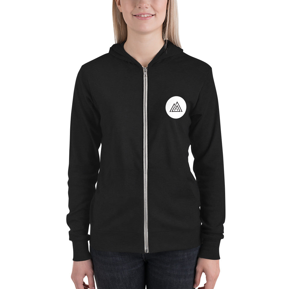 Simply Hot Yoga Unisex zip hoodie