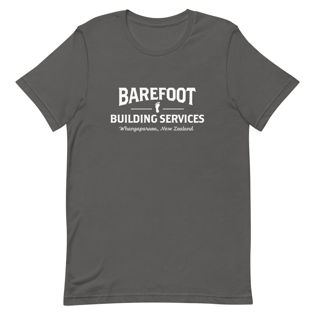 Barefoot Building Services-Unisex t-shirt