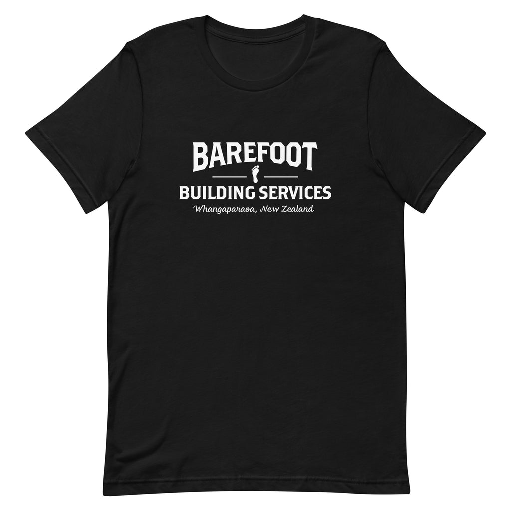 Barefoot Building Services-Unisex t-shirt