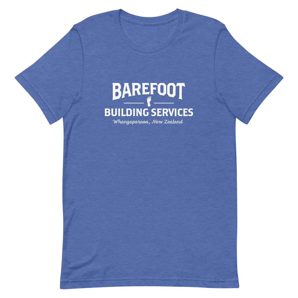 Barefoot Building Services-Unisex t-shirt