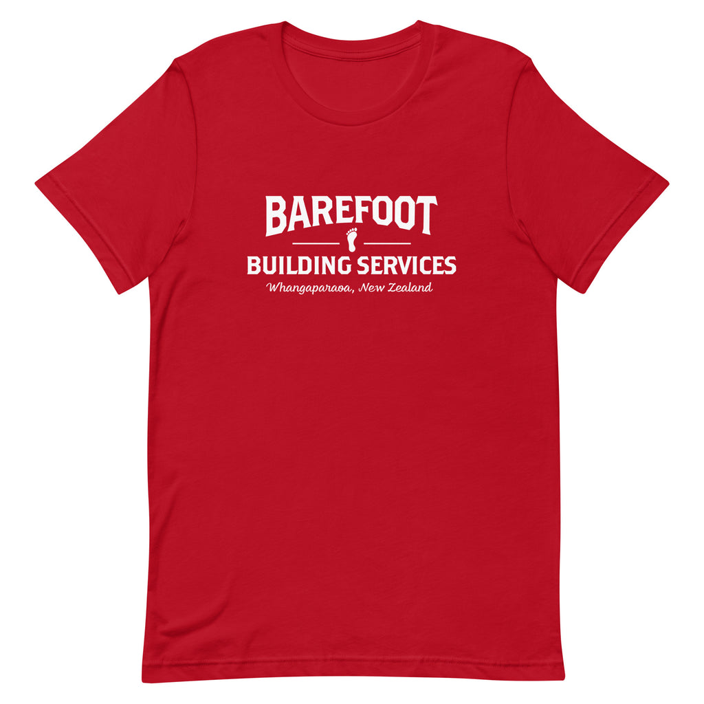 Barefoot Building Services-Unisex t-shirt