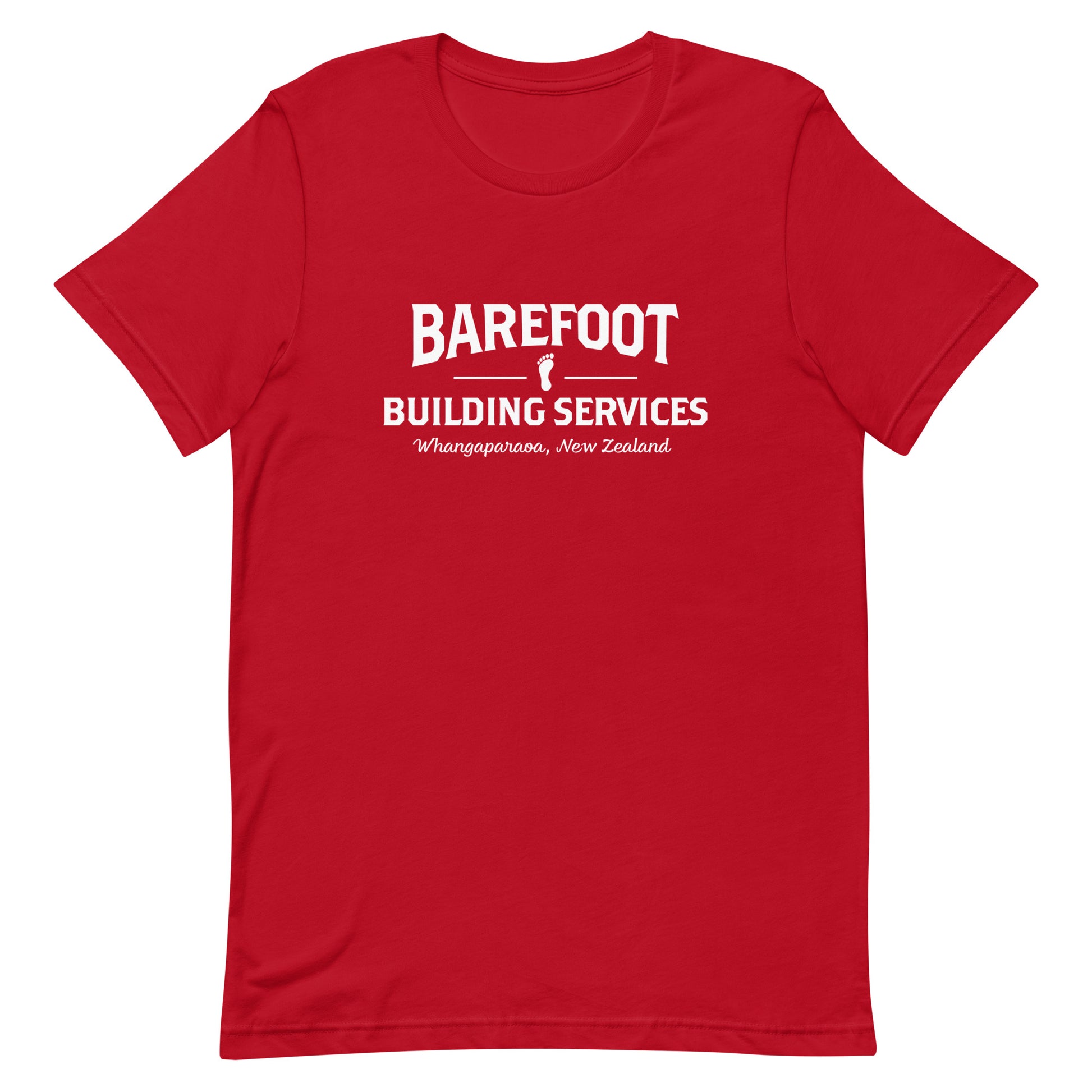 Barefoot Building Services-Unisex t-shirt