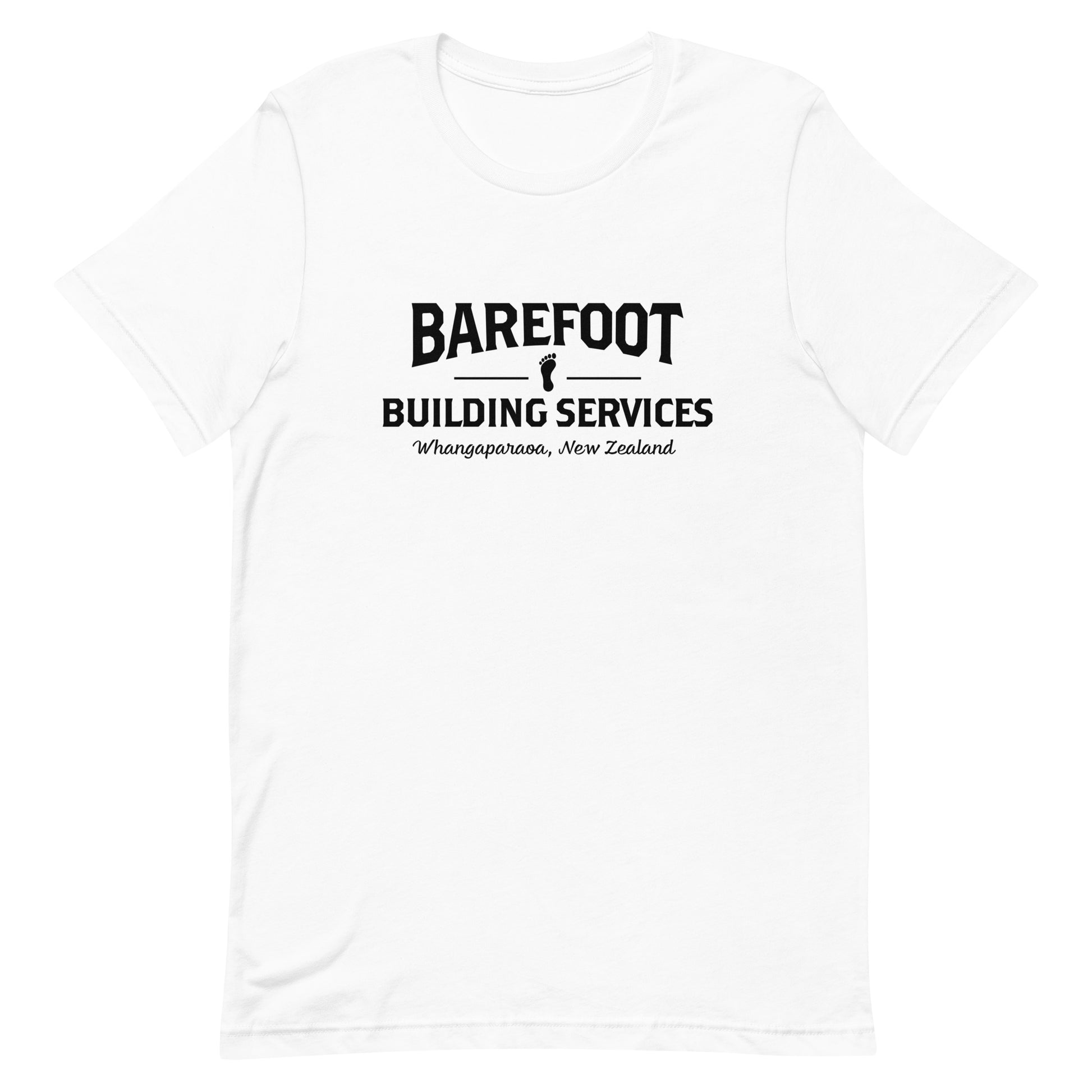 Barefoot Building Services-Unisex t-shirt