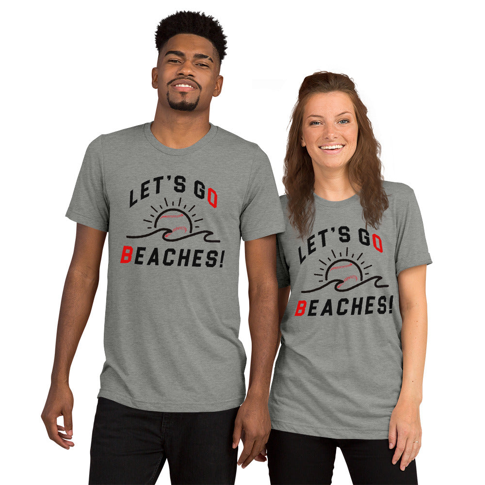 Let's Go Beaches-Short sleeve t-shirt