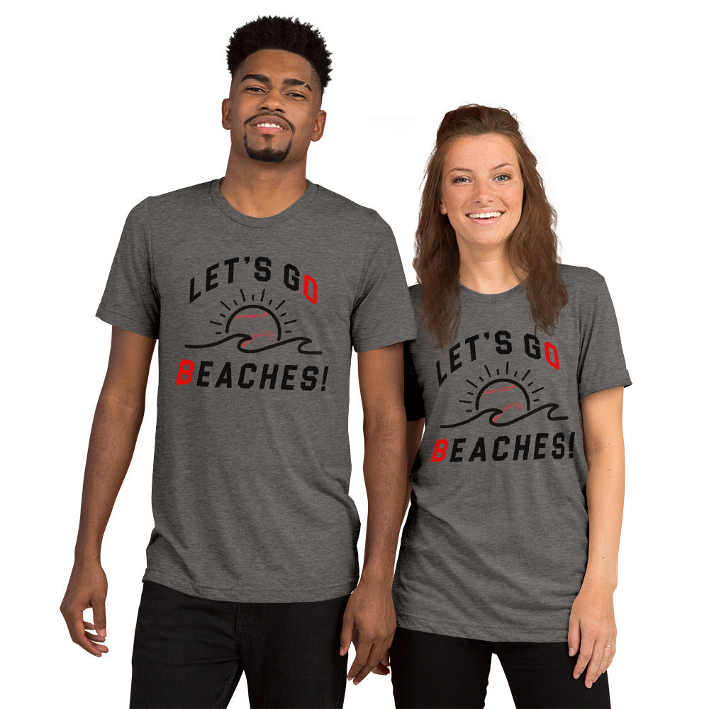 Let's Go Beaches-Short sleeve t-shirt