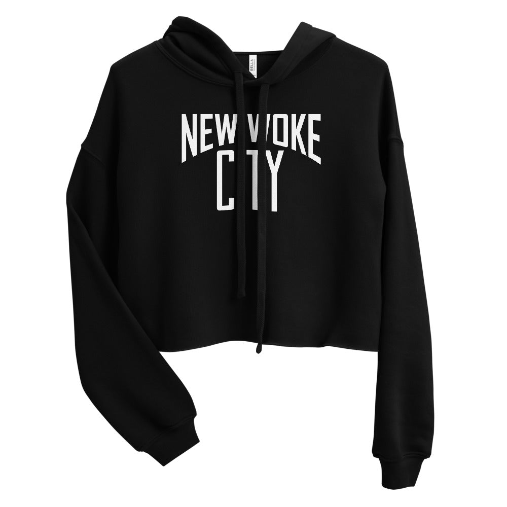 New Woke City-Crop Hoodie