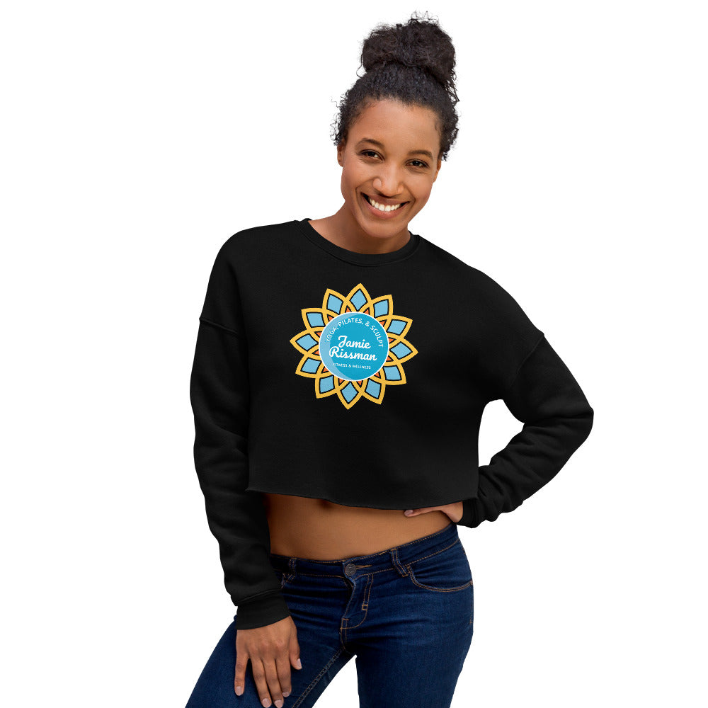 Jamie Rissman Fitness & Wellness-Crop Sweatshirt