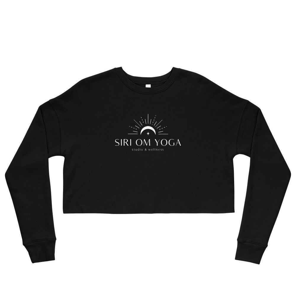 Siri Om Yoga-Crop Sweatshirt