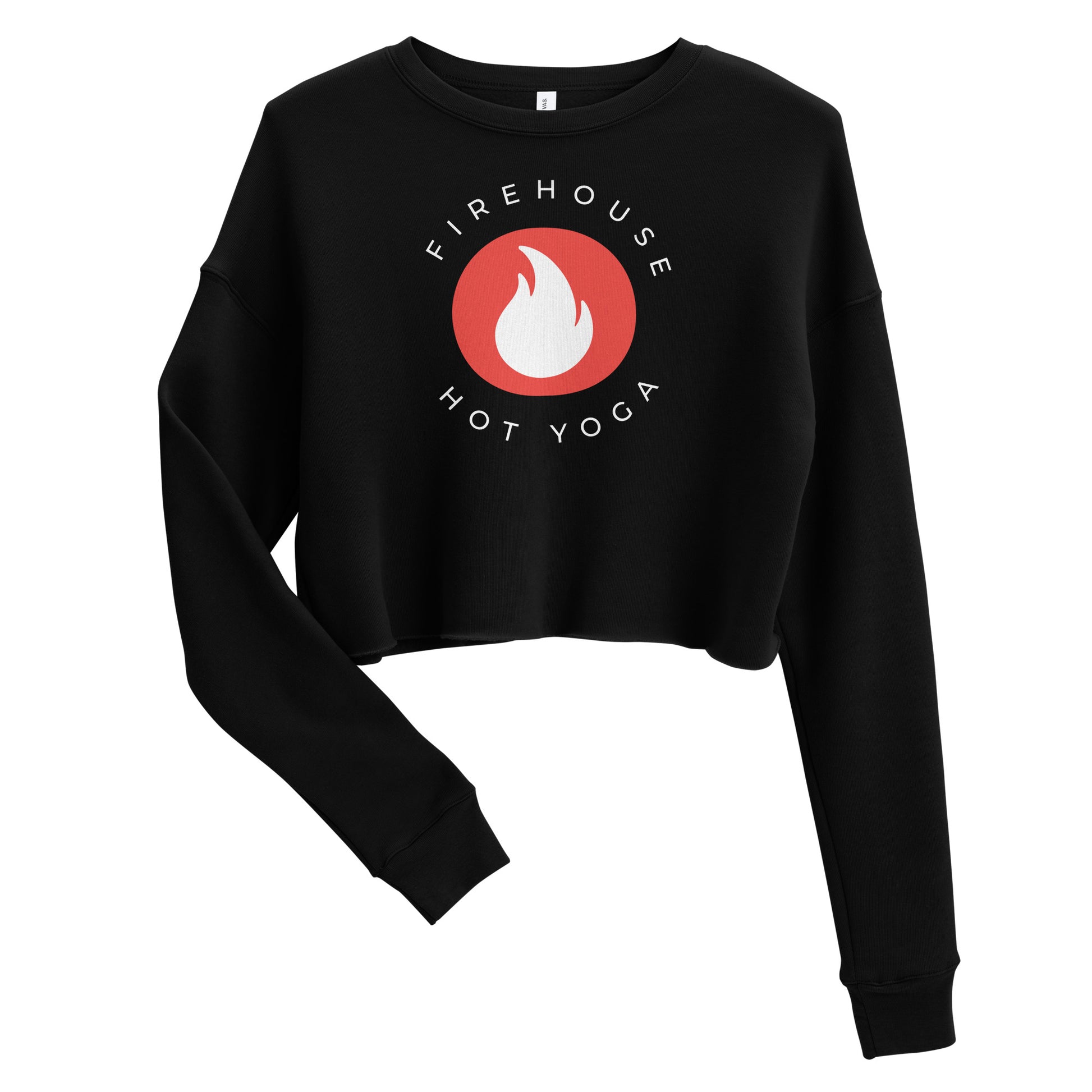 Firehouse Hot Yoga-Crop Sweatshirt