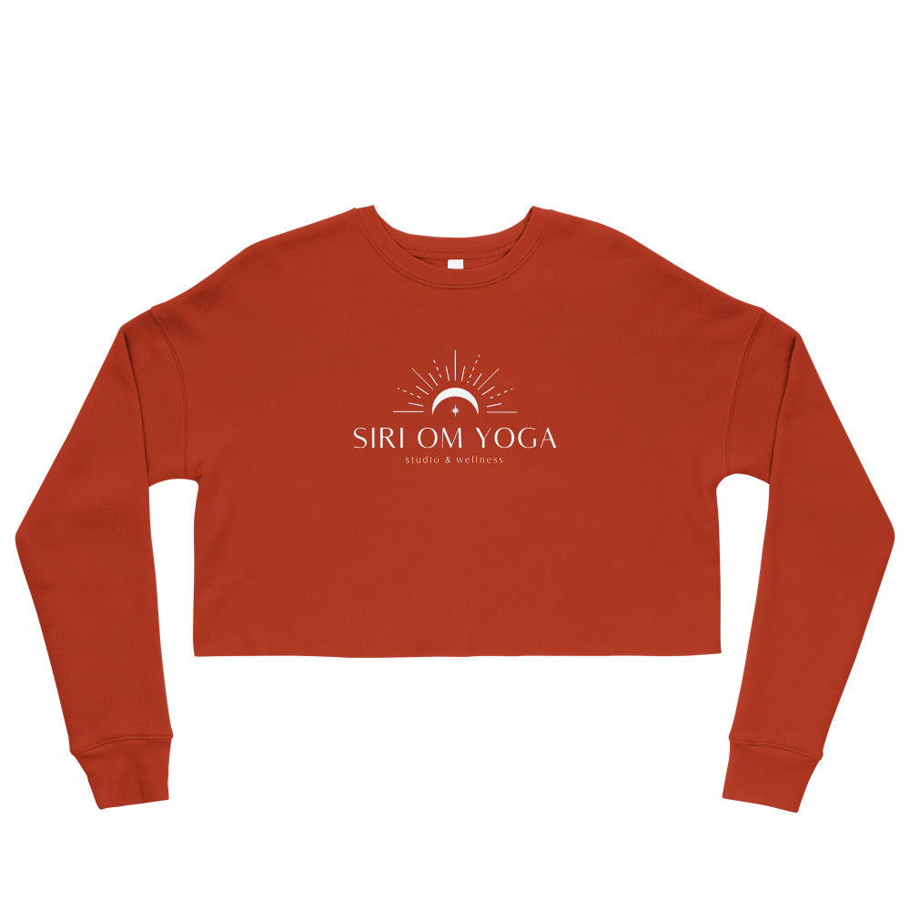 Siri Om Yoga-Crop Sweatshirt