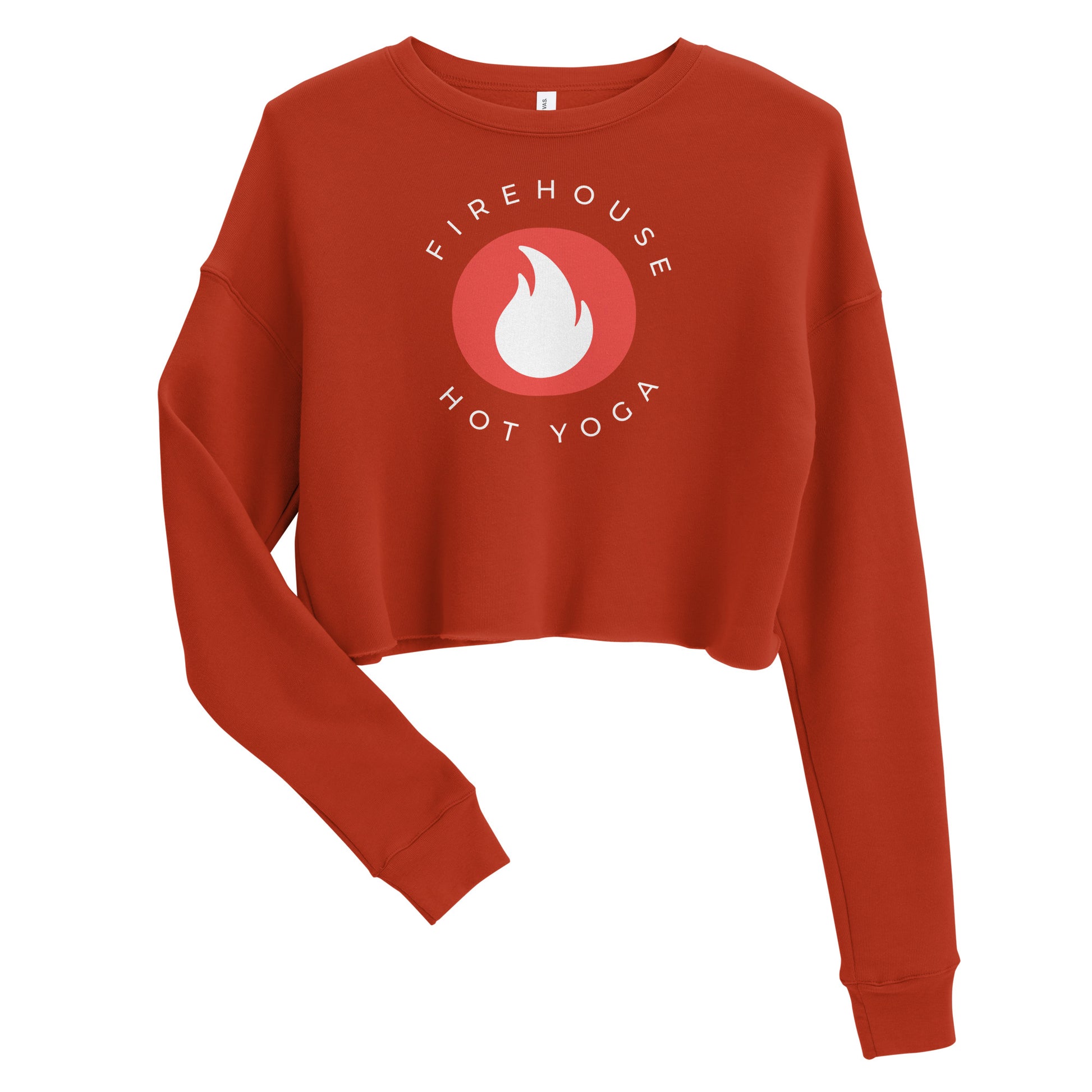Firehouse Hot Yoga-Crop Sweatshirt