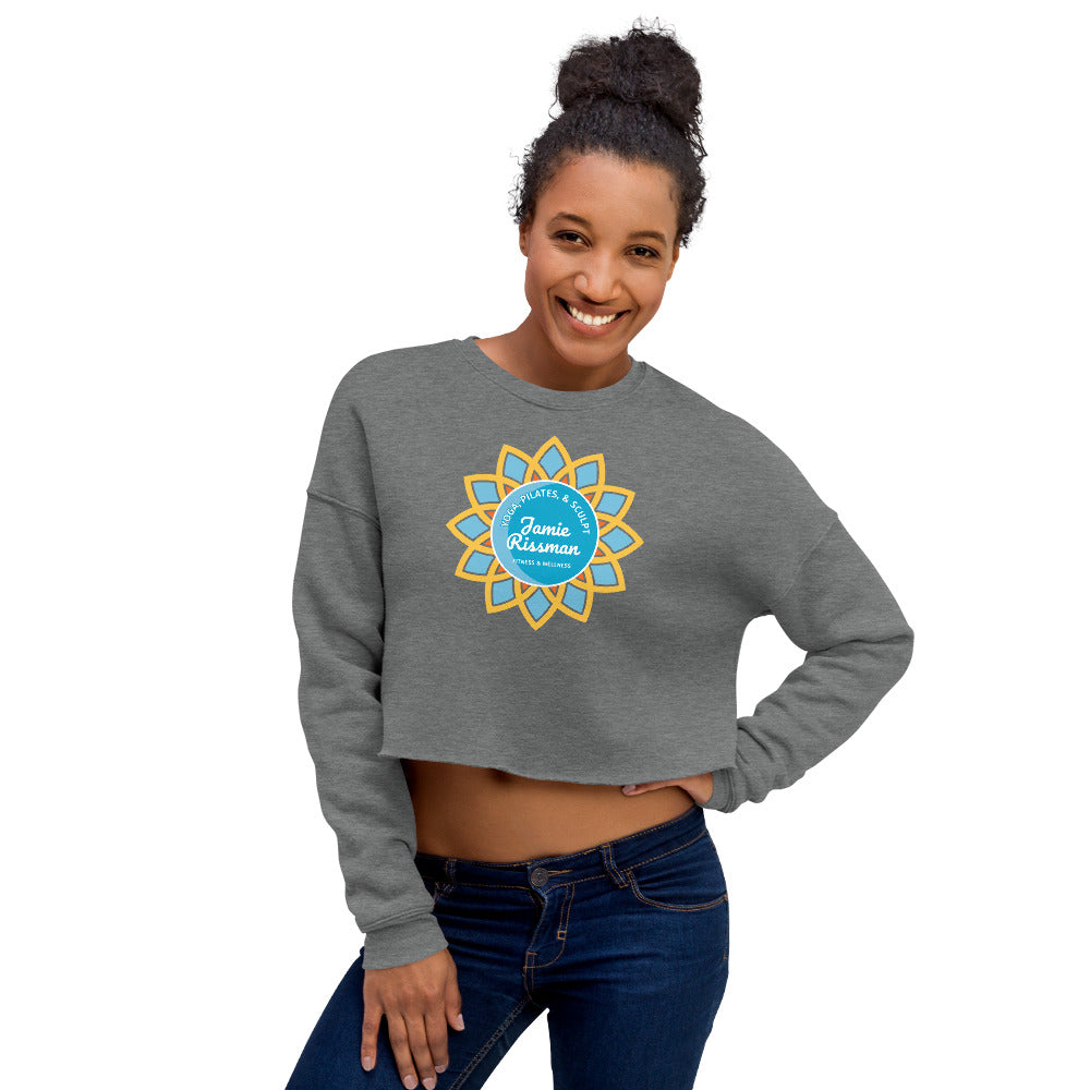 Jamie Rissman Fitness & Wellness-Crop Sweatshirt