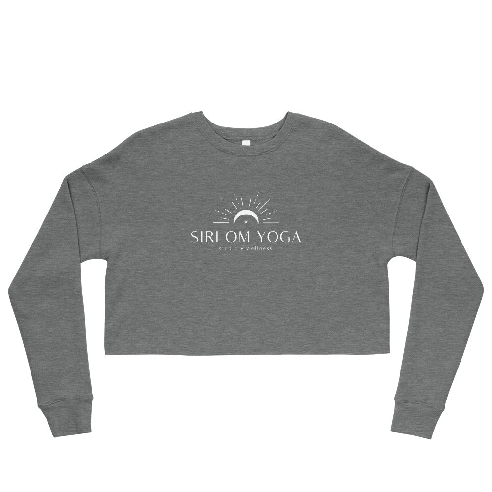 Siri Om Yoga-Crop Sweatshirt