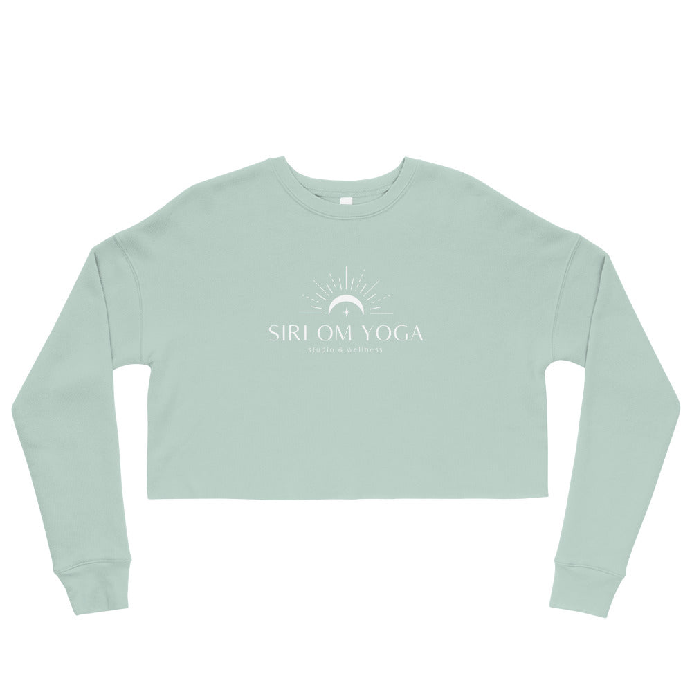 Siri Om Yoga-Crop Sweatshirt