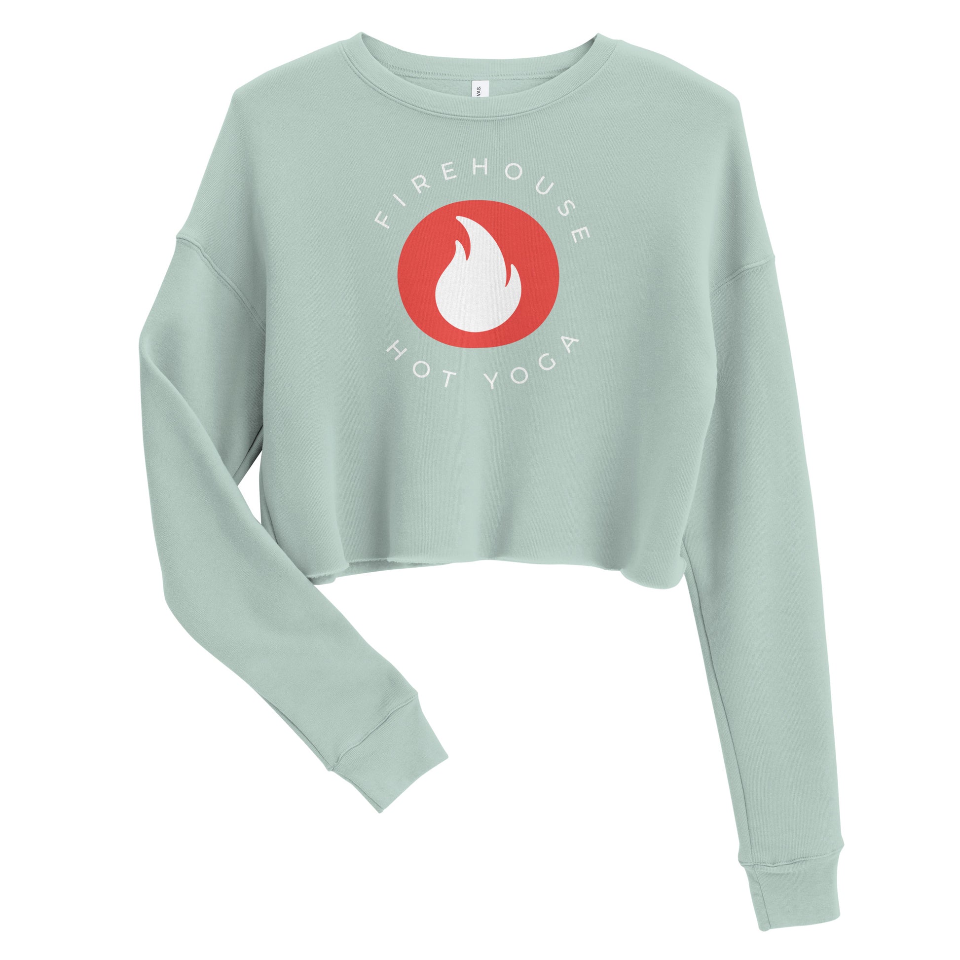 Firehouse Hot Yoga-Crop Sweatshirt