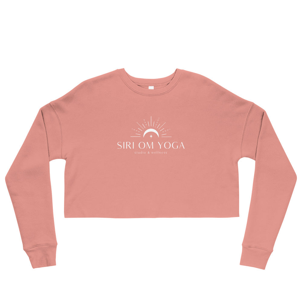 Siri Om Yoga-Crop Sweatshirt