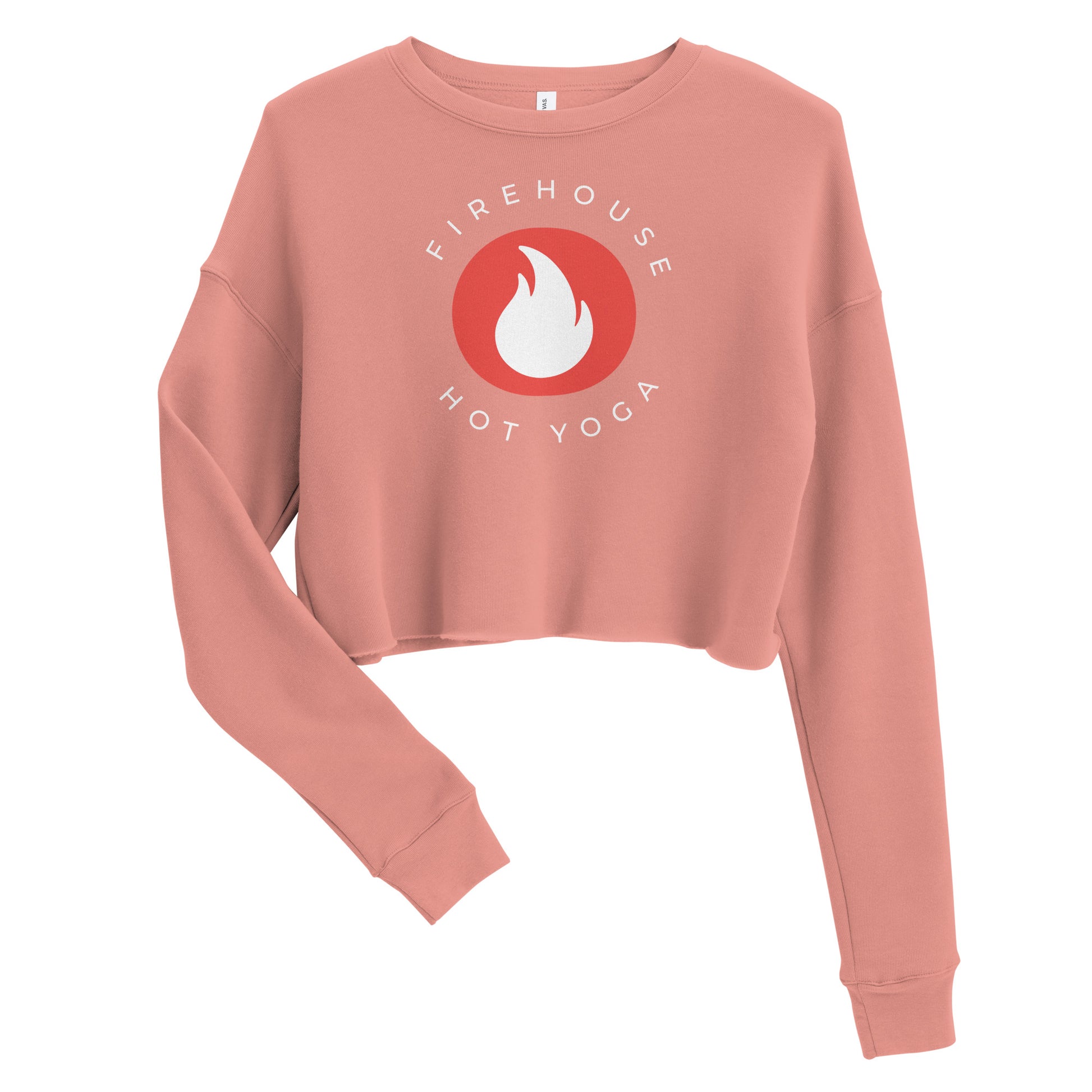 Firehouse Hot Yoga-Crop Sweatshirt