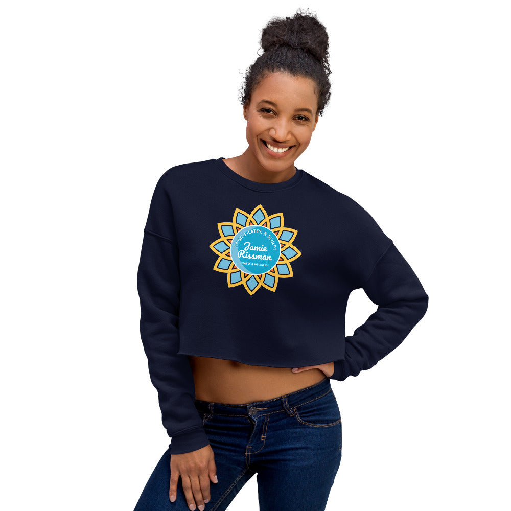 Jamie Rissman Fitness & Wellness-Crop Sweatshirt