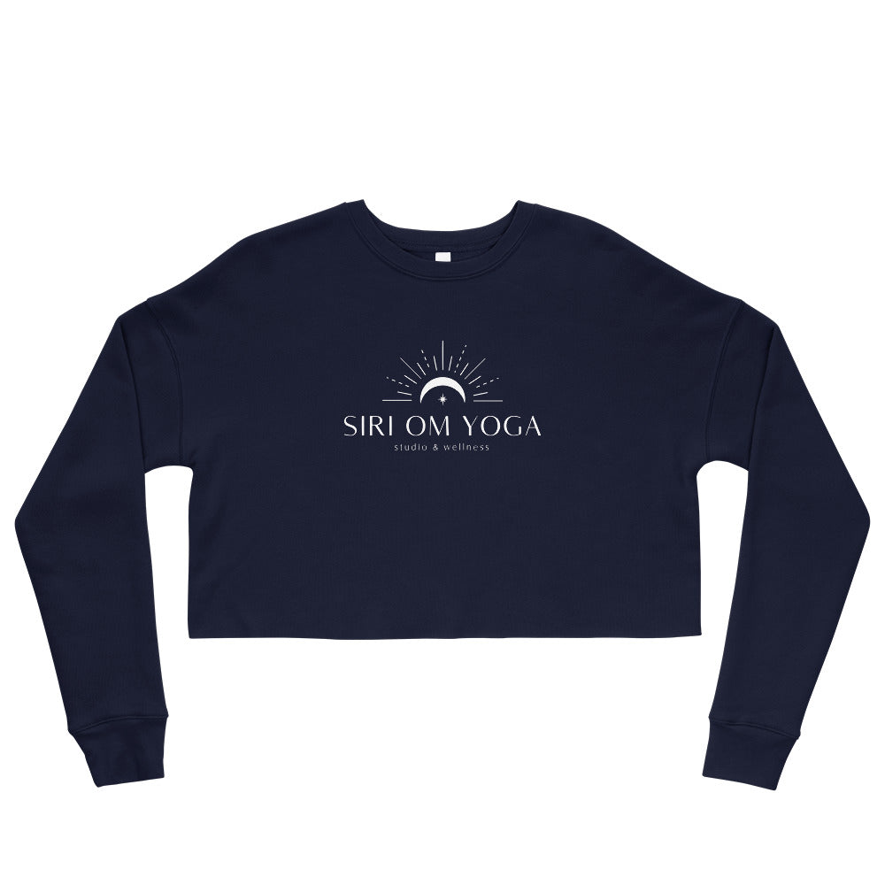 Siri Om Yoga-Crop Sweatshirt