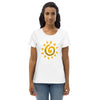 Hot Yoga On The Island-Women's Fitted Eco Tee