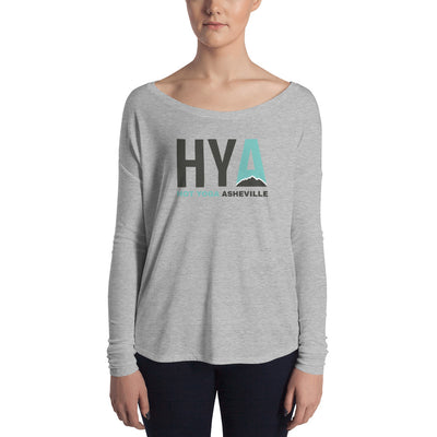 Hot Yoga Asheville-Ladies' Long Sleeve Tee