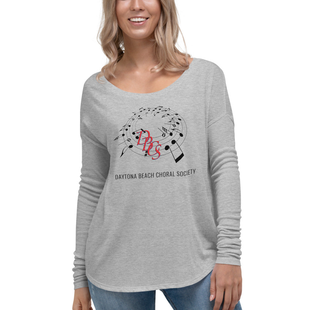 Daytona Beach Choral Society-Ladies' Long Sleeve Tee