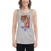 Learn With Lenno-Ladies’ Muscle Tank