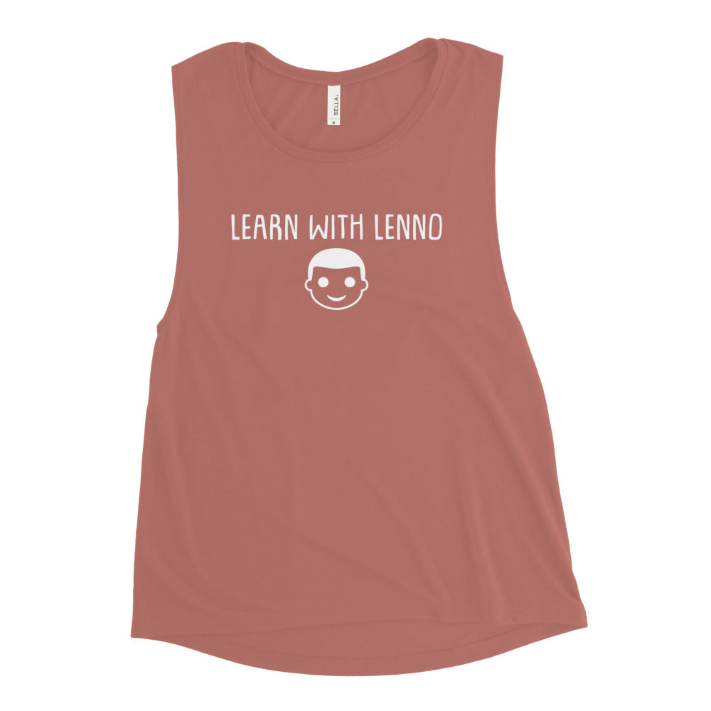 Learn With Lenno-Ladies’ Muscle Tank