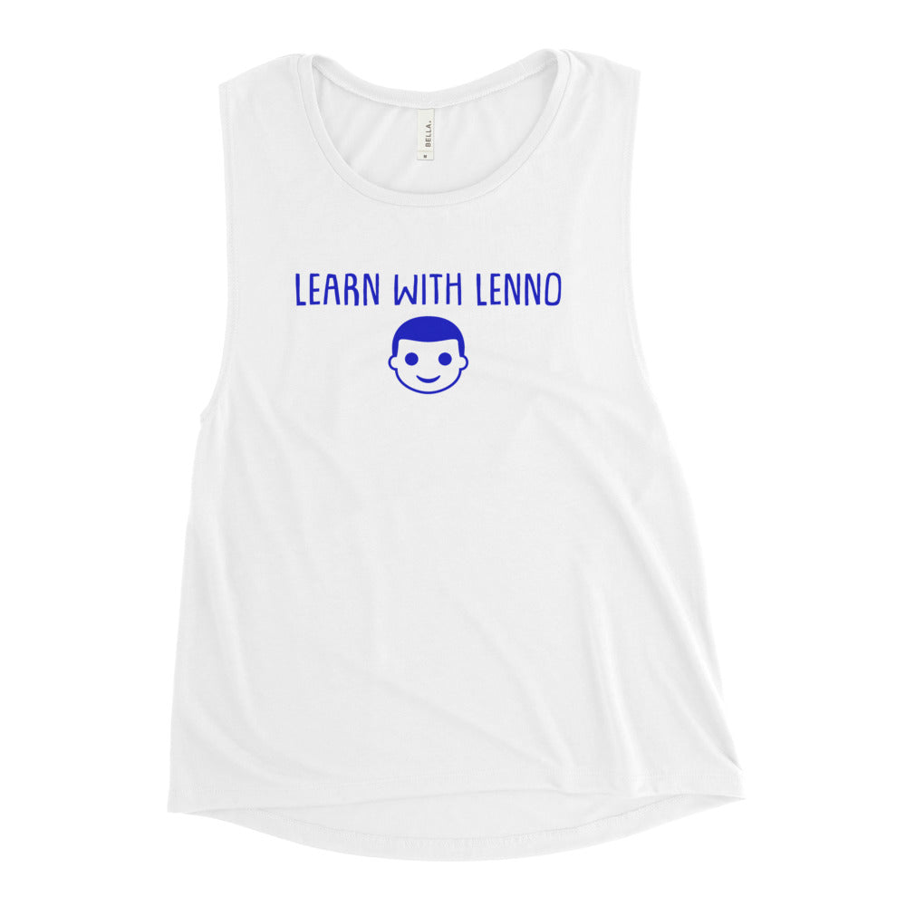 Learn With Lenno-Ladies’ Muscle Tank