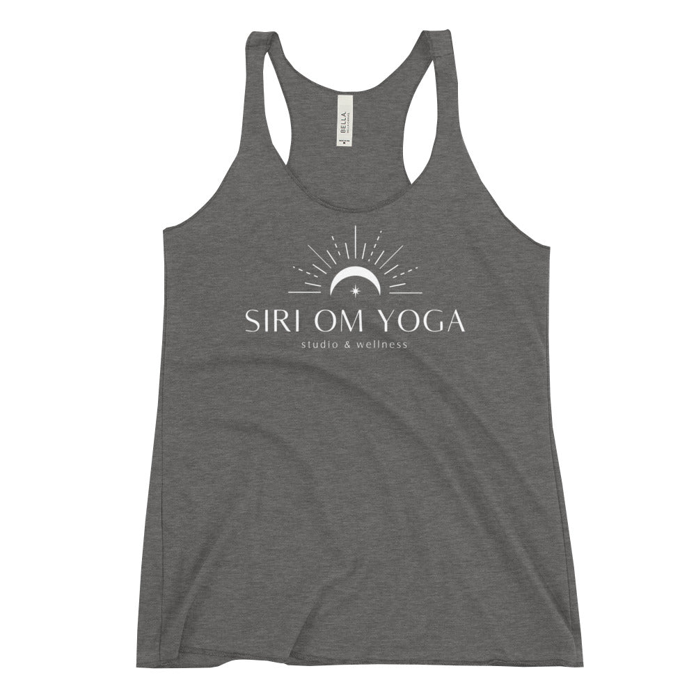 Siri Om Yoga-Women's Racerback Tank