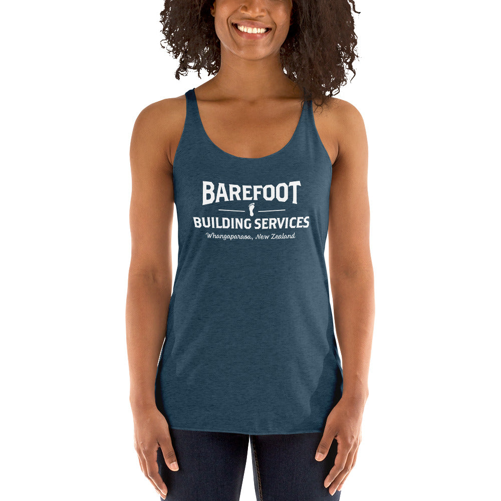 Barefoot Building-Women's Racerback Tank