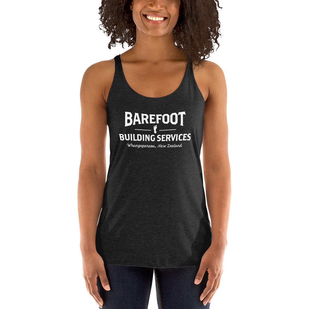 Barefoot Building-Women's Racerback Tank