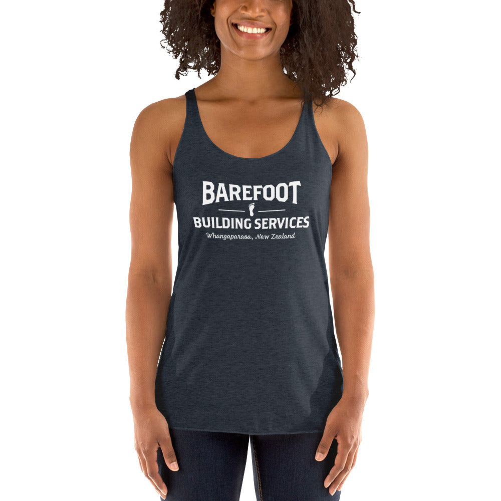 Barefoot Building-Women's Racerback Tank