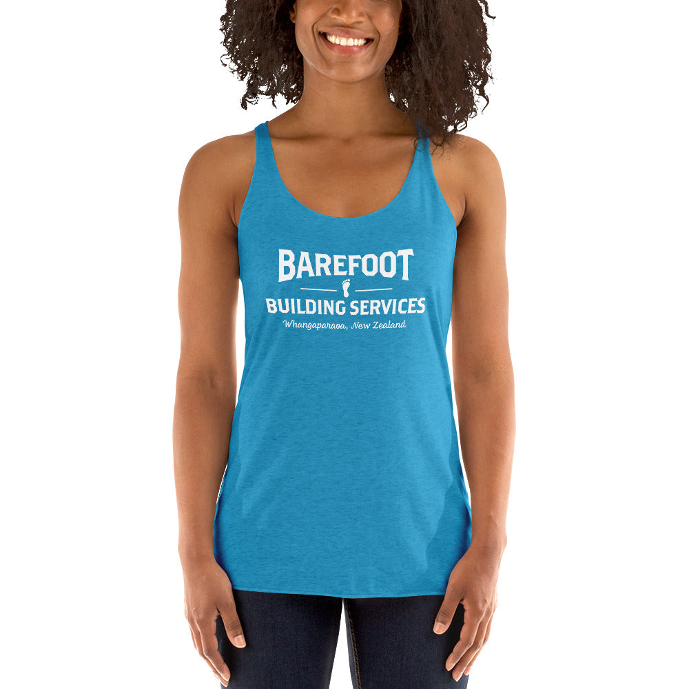 Barefoot Building-Women's Racerback Tank