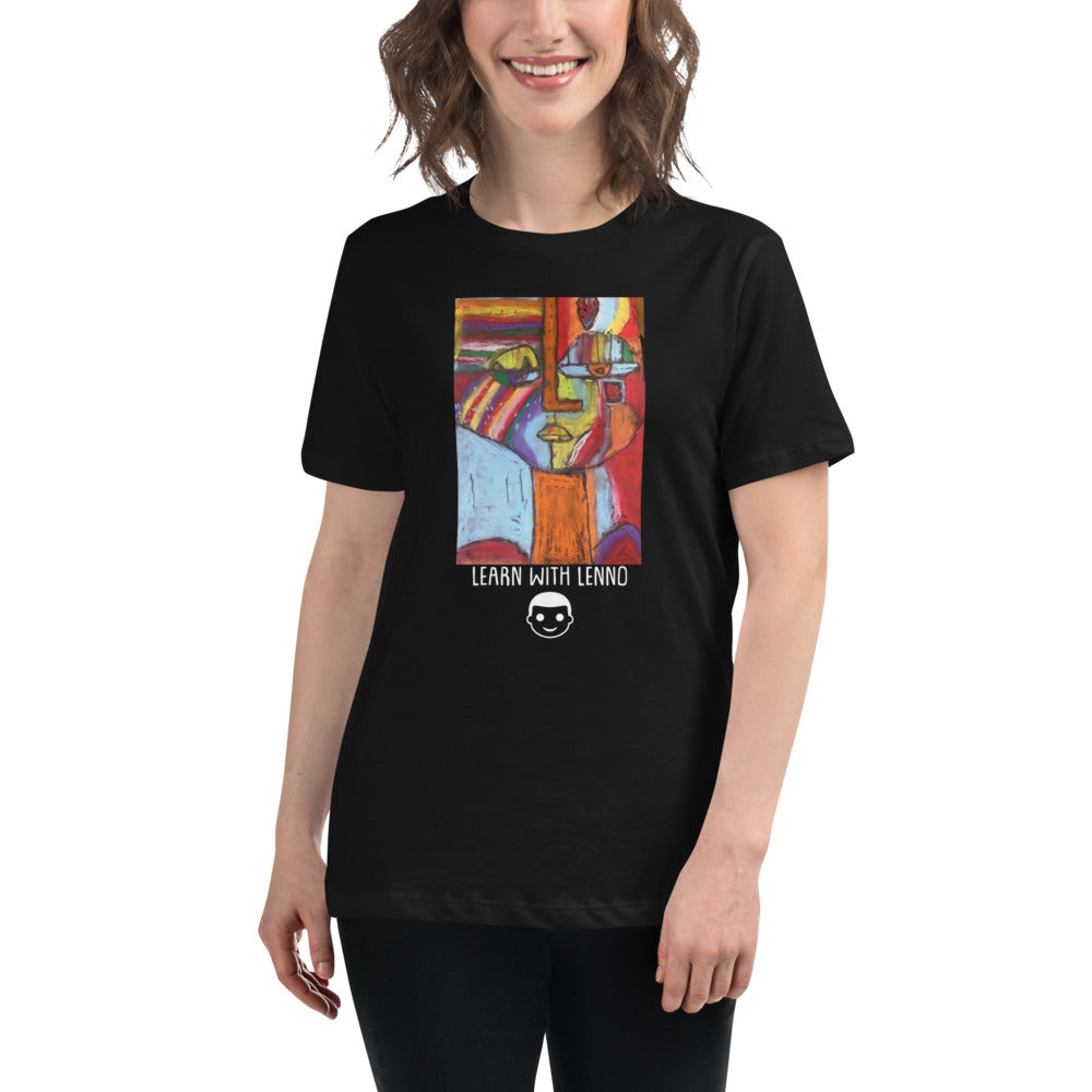 Learn With Lenno-Women's Relaxed T-Shirt