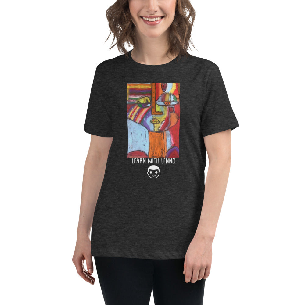 Learn With Lenno-Women's Relaxed T-Shirt