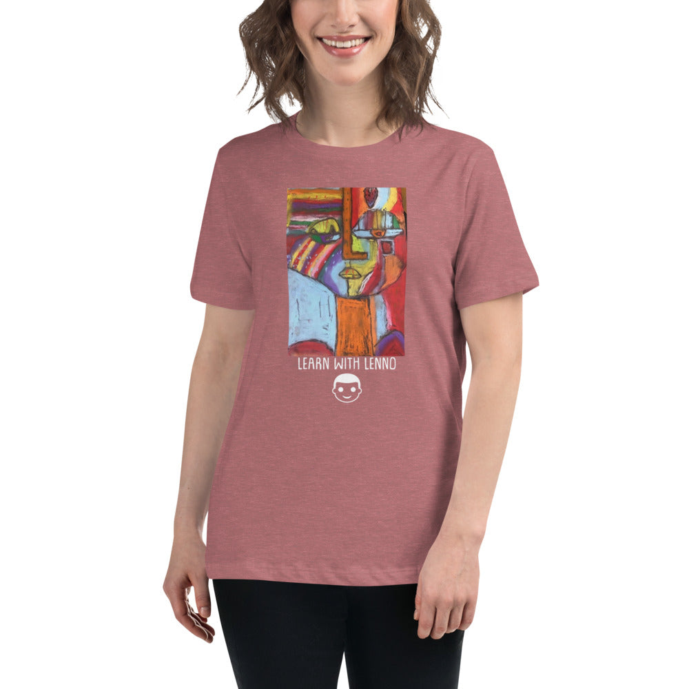 Learn With Lenno-Women's Relaxed T-Shirt