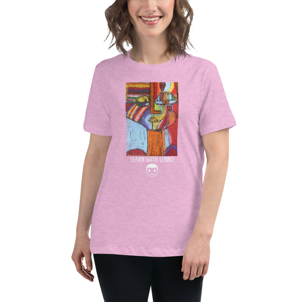 Learn With Lenno-Women's Relaxed T-Shirt