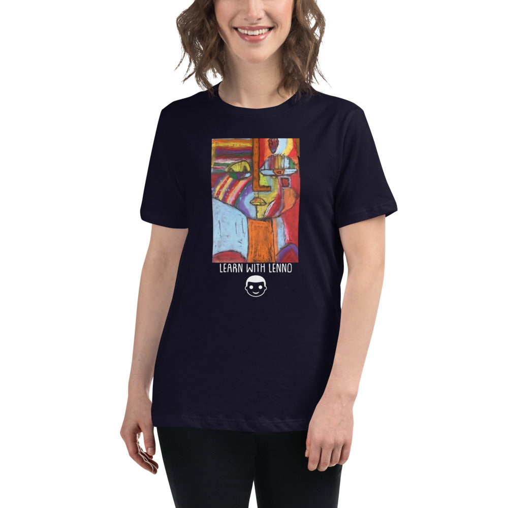 Learn With Lenno-Women's Relaxed T-Shirt