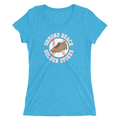 Ormond Beach Golden Spikes-Ladies' short sleeve t-shirt