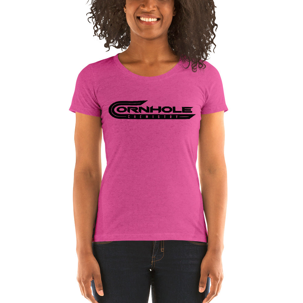 Cornhole Chemistry-Ladies' short sleeve t-shirt