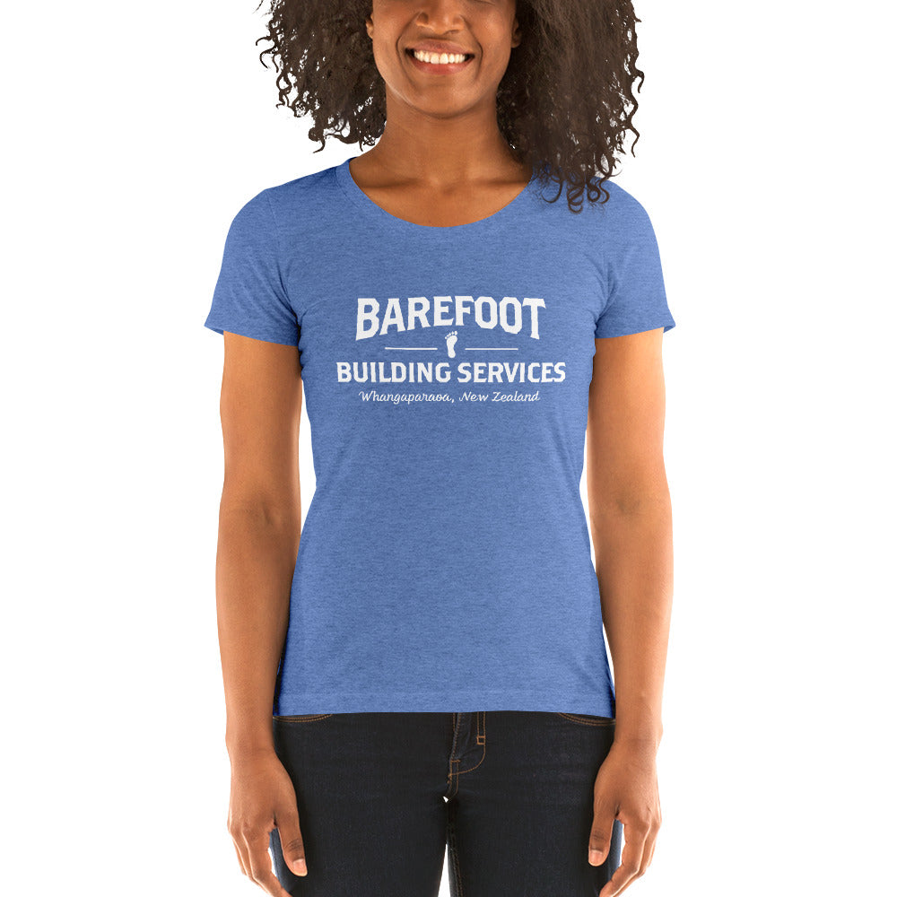 Barefoot Building-Ladies' short sleeve t-shirt