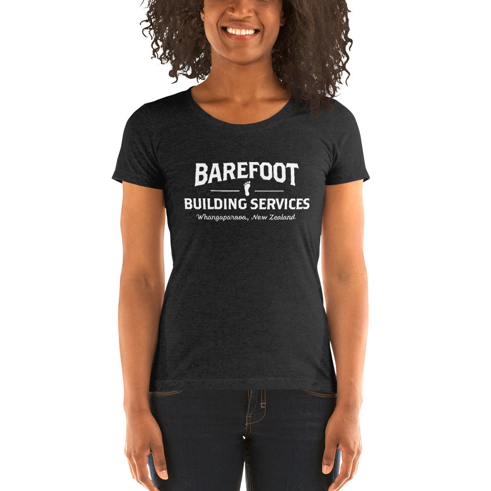 Barefoot Building-Ladies' short sleeve t-shirt