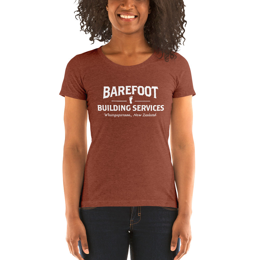 Barefoot Building-Ladies' short sleeve t-shirt