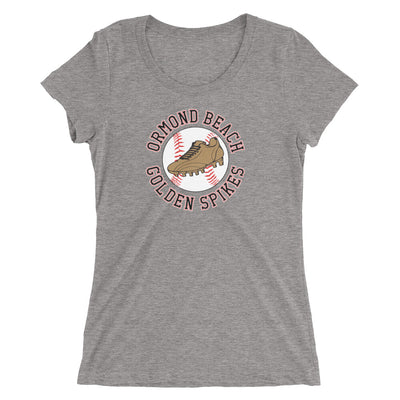 Ormond Beach Golden Spikes-Ladies' short sleeve t-shirt