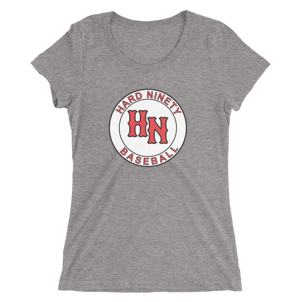 Hard Ninety Baseball-Ladies' short sleeve t-shirt